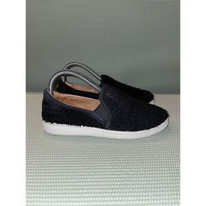 UGG Ricci Casual Slip-On Shoes Sneakers Fur Women’s Size 7 1019659 Black
